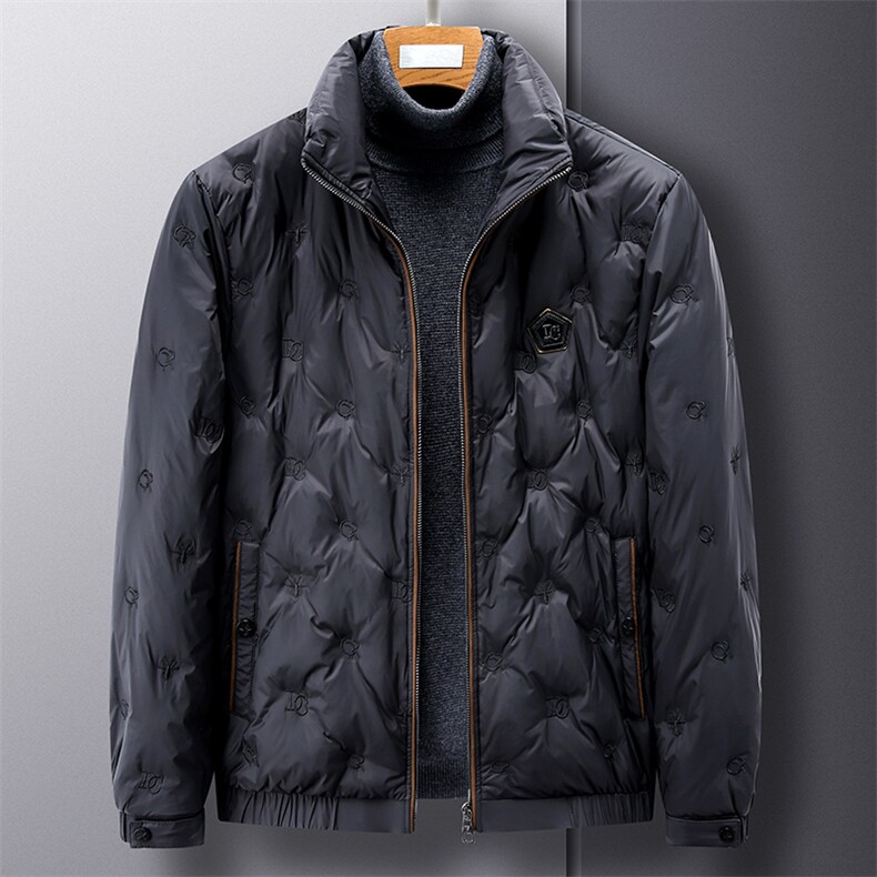 羽绒服冬季男装90%白鸭绒羽绒服立领加厚时尚青年外套HP8808-P305,男装羽绒服,星座1105-3