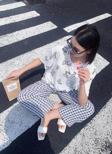 【现货】小熊印花T恤，女装T恤，JUAN