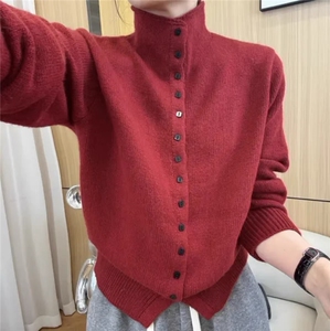 2025年秋季宽松型常规单件长袖开衫图片