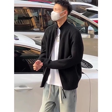 网图有货针织开衫男女秋冬保暖立领休闲宽松百搭毛衣A1164-P60，男装针织衫/毛衣，星座1505