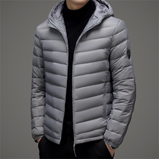 BA52216钱塘2020-2新款休闲简约冬季厚款中年男士羽绒服外套P95，男装羽绒服，钱塘207-2