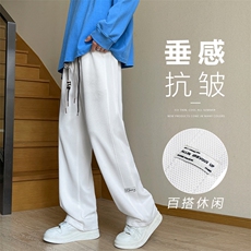 菠萝格裤子男款面料舒适男大码直筒春秋运动纯色长裤K930特批32，男装休闲裤，星座718-1