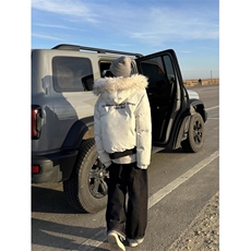 现货美式宽松加厚连帽保暖工装棉服M76/P100，男装棉衣，星座205-3