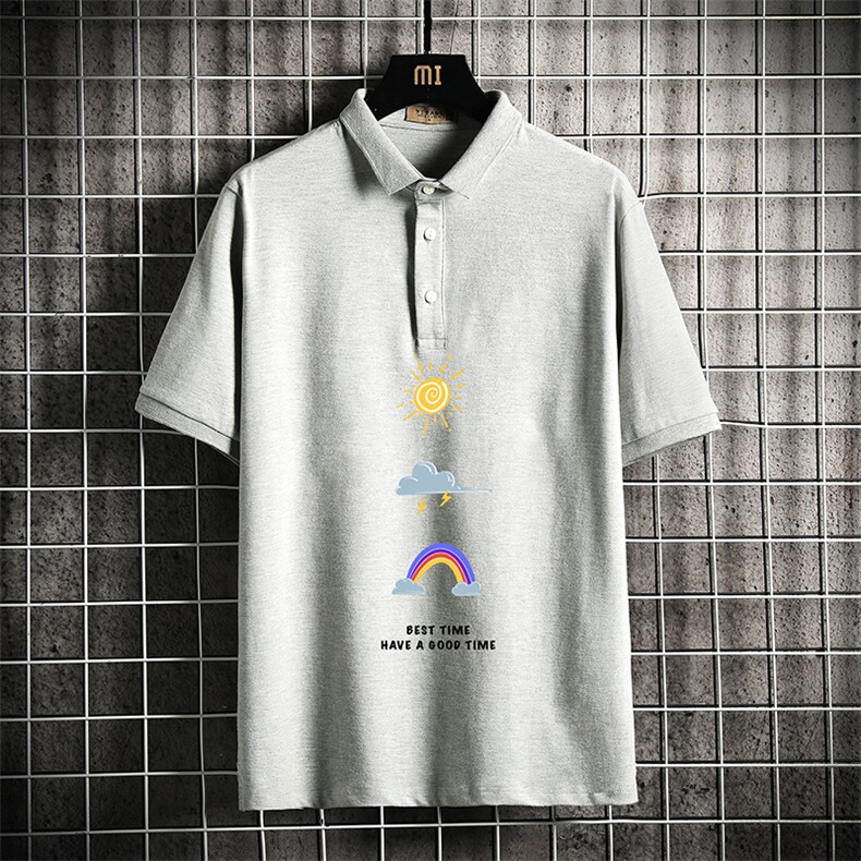 PL57141-P35翻领短袖polo衫男大码胖子半袖t恤男有领保罗衫,男装Polo衫,电商A040A