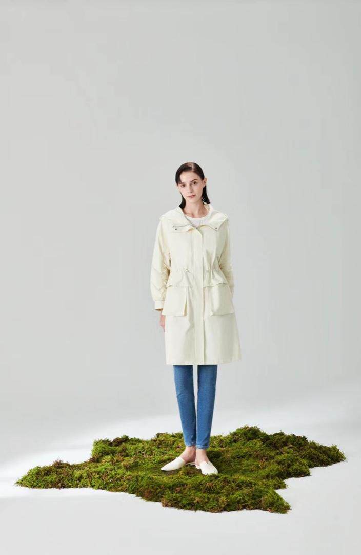 【现货】22春季休闲时尚风衣，女装风衣，"JINI PIUS及加"