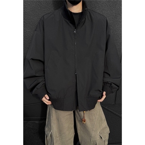 M423美式廓形立领飞行夹克短款外套高级感痞帅户外运动冲锋衣图片