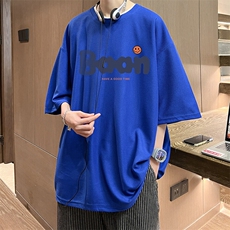 华夫格t恤男短袖男大码五分袖HT73406-P22，男装T恤，电商A040