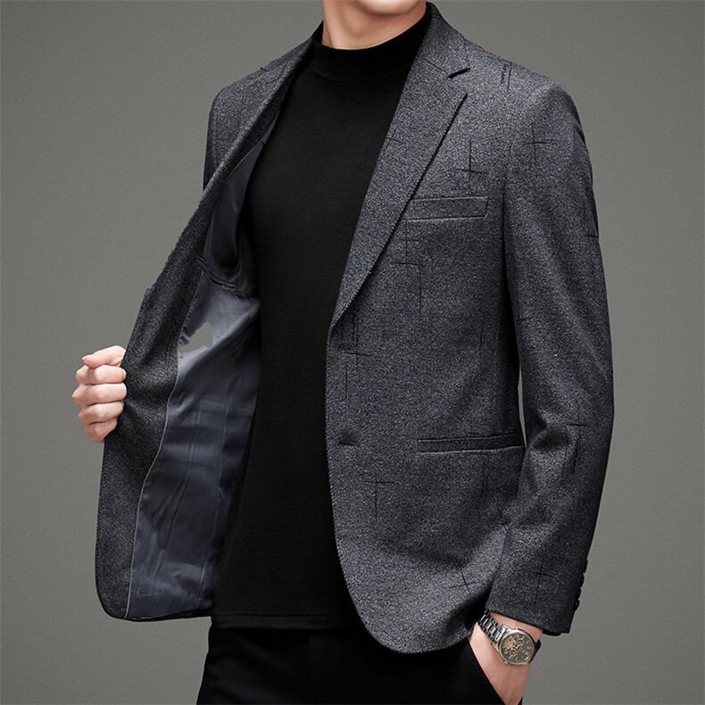 D2523男式2023春季新款便西男韩版西装外套商务休闲西服男装P190,男装西服,电商B360