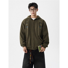 8XL-M特大码秋冬机能夹克外套冲锋衣百搭潮休闲宽松户外WY24P78，男装夹克，电商D206-1