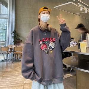 特P25控48 秋冬新款男士圆领卫衣宽松休闲日常百搭上衣WQ2444图片