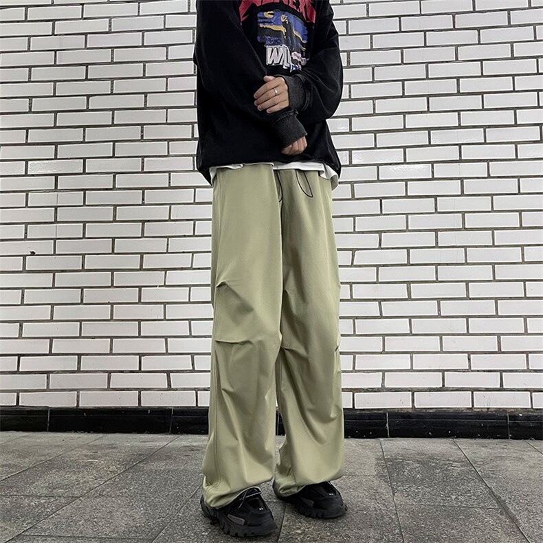 工装休闲裤男美式设计束脚裤拖地长裤阔腿裤子EK113-P38,男装休闲裤,星座1001-1