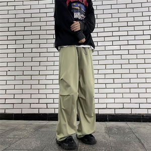 工装休闲裤男美式设计束脚裤拖地长裤阔腿裤子 EK113-P38图片