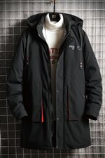2020冬季格挂拍连帽百搭中长款棉衣男士外套A438-858，男装棉衣，电商A438