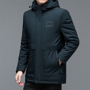 冬季加厚保暖棉服男2023年中年男士棉衣外套商务休闲棉袄爸爸男装图片