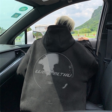B359-WY9082-特P48限价78美式潮牌慵懒风男生女生情侣卫衣，男装卫衣，电商B359