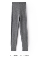 秋冬新款羊绒高腰显瘦保暖打底裤，女装打底裤，晨晟羊绒