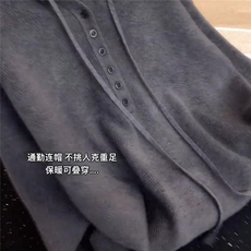 2025年秋季时尚百搭通勤简约休闲帽衫，女装针织衫/毛衣，唐诺