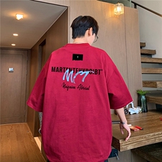 重磅240克精梳双纱精密赛格纺T恤纯棉印花短袖男T6366特P19，男装T恤，星座610B-1