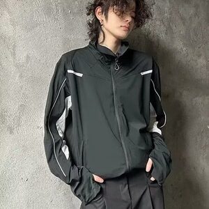 美式速干冰丝凉感防晒衣男夏季薄款户外透气拼接外套 Y116-P53图片