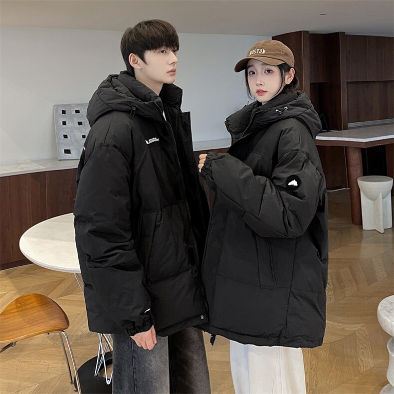 羽绒服男冬季新款港风宽松白鸭绒情侣外套YR920-P160(控价208元,男装羽绒服,星座214-3