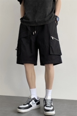 2025夏季新款美式高街工装裤短裤潮男休闲裤五分裤DK1373-P45控68，男装牛仔裤，星座810(原QT5070)