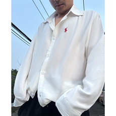 TS1慵懒风学院男士休闲长袖棉麻衬衫风透气凉爽高质量舒适潮，男装衬衫，星座115A-2