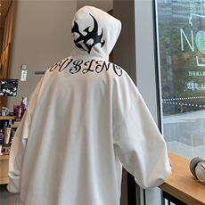 EQ305这是一件很潮的美式麂皮绒连帽套头卫衣男秋季宽松外套P58，男装卫衣，电商C306-1