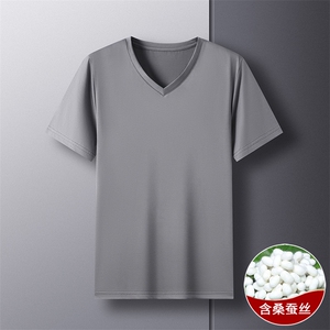 主推T恤跑量款夏季男士短袖T恤休闲百搭半袖简约上衣男潮图片
