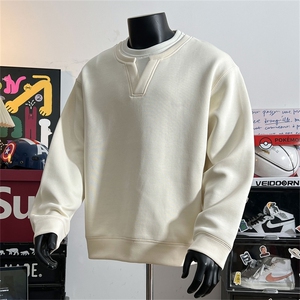 DSA028-WY2502 P45 假两件V领华棉卫衣表棉 底聚酯78图片