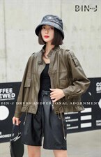 秋季新品韩版皮外套，其它，宾珏