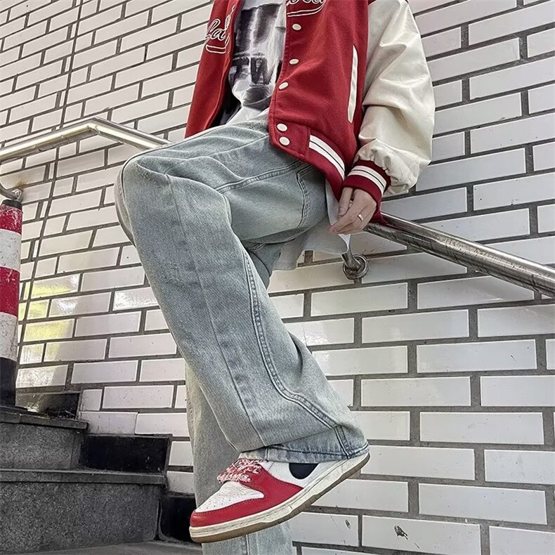 美式牛仔裤男款秋季长裤潮NT05P46,男装牛仔裤,星座1116-2