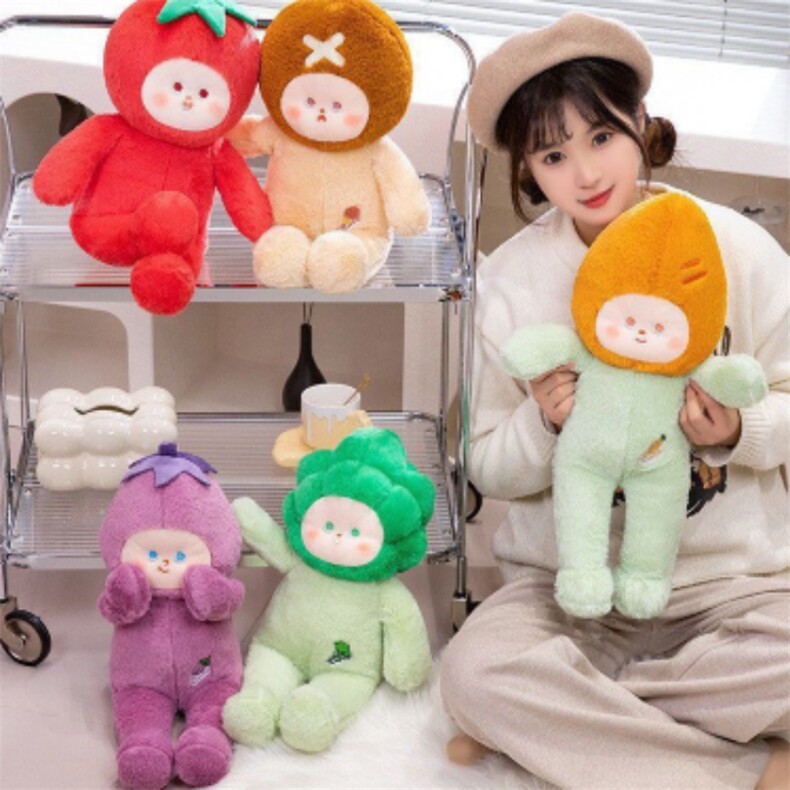 蔬菜宝宝，欣妍毛绒玩具