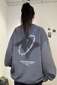 抖音供货、重磅显瘦卫衣秋圆领宽松D223A-DY-LPWY111-特p40图片