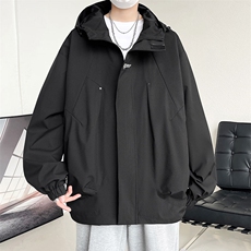 秋冬内胆夹克冲锋外套校园飞行服夹克宽松百搭外套JK745-D01P-85，男装夹克，电商A128