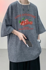 风复古亚麻短袖男棉麻t恤男半袖ZT71325-P35，男装T恤，电商A040