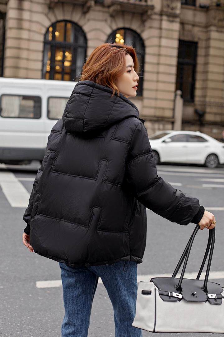 韩版下摆抽邹棉衣，女装棉衣/棉服，依水云阁