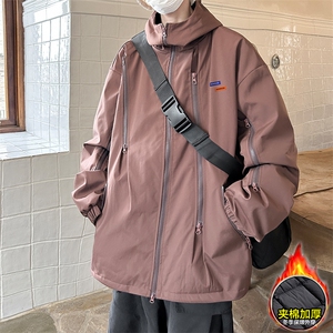 冲锋衣！衣男冬季冲锋衣男连帽服袄外套CFMY371-P95图片