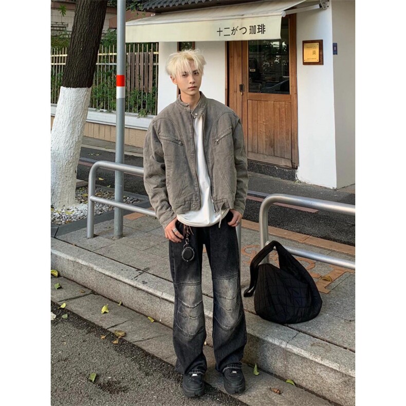 【有货】cleanfit短款哈灵顿外套男美式重工工装夹克JK04CC-特P78,男装夹克,星座1007（原301D）