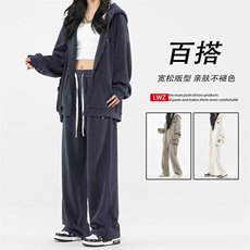 时尚休闲运动套装新款宽松卫衣束脚裤两件套TZ890-特批-123，男装休闲套装，星座718