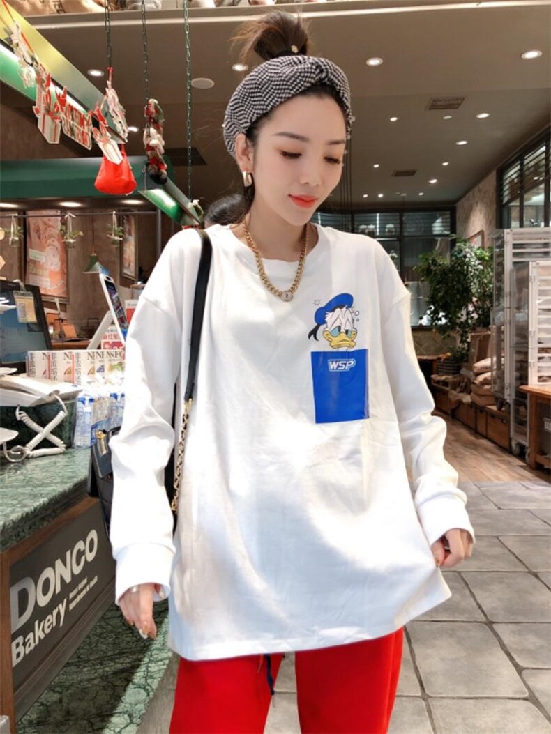 春款上新唐老鸭T，女装，一杭