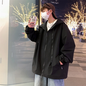 男士秋季连帽夹克男装休闲宽松外套男青少年潮流A266-JK9126-P80图片