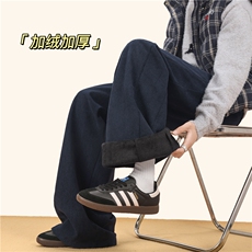 抖音品质美式拼接设计加绒灯芯绒休闲裤B315-K25927JR-特p40控78，男装卫衣，电商B315