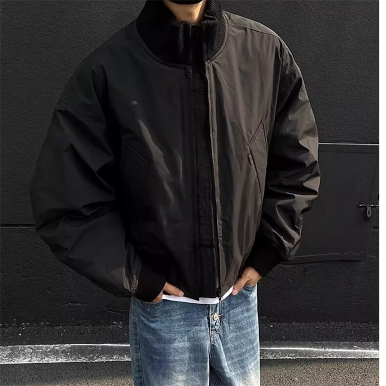 美式飞行夹克棉服男款冬季棉袄立领短款男士棉衣外套JKM008,男装夹克,星座516A
