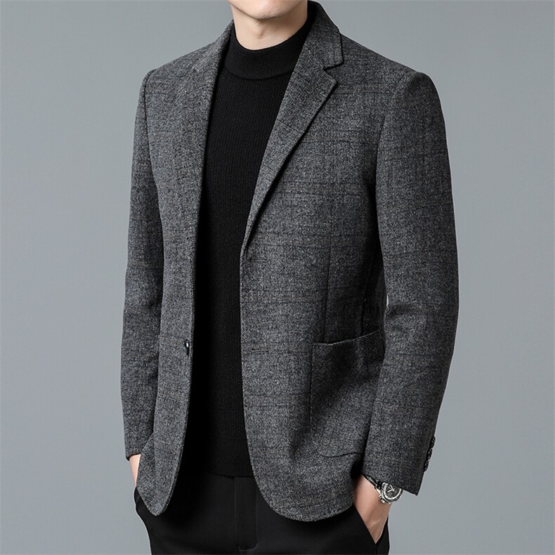BH2291钱塘2020-2春秋新款时尚休闲简约中年你只能是外套P205,男装西服,钱塘207-2