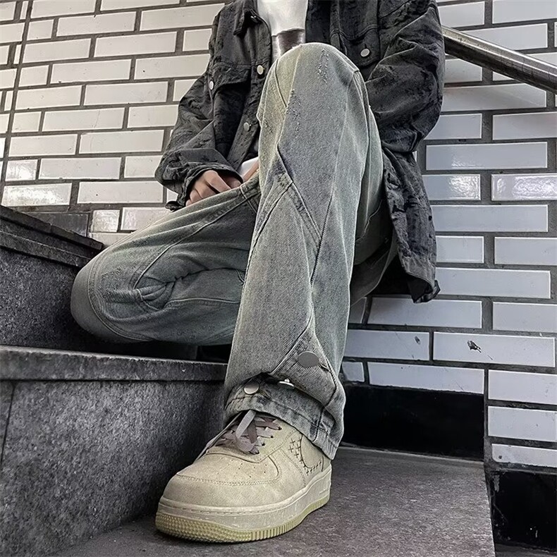 美式牛仔裤男款秋季长裤潮AK728P55,男装牛仔裤,星座1116-2