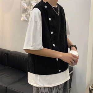 男春季新款韩版潮流马甲W1025P36图片