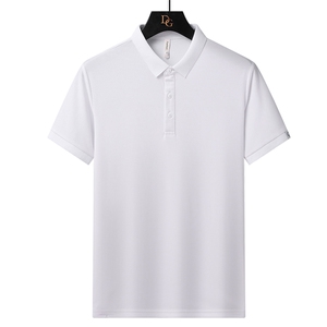 72913-P40直播 高品冰感纯色POLO衫男装多色短袖T恤图片