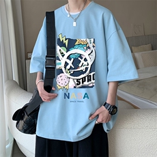 230g重磅纯棉短袖t恤男大码半袖半截袖DX17275-P20，男装T恤，电商A040