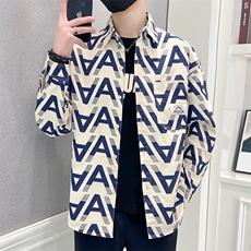 1506/QC30160/P36灯芯绒衬衫男士套装春秋季穿搭配休闲三件套，男装衬衫，星座1506