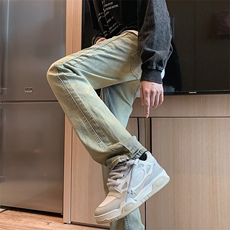 美式高街牛仔裤男潮牌个性显高休闲裤G231/P48，男装牛仔裤，电商D202-1